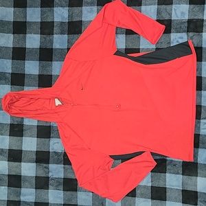 Vintage. Made in USA. NIKE. Lightweight Half-zip hoodie. Women's Large.